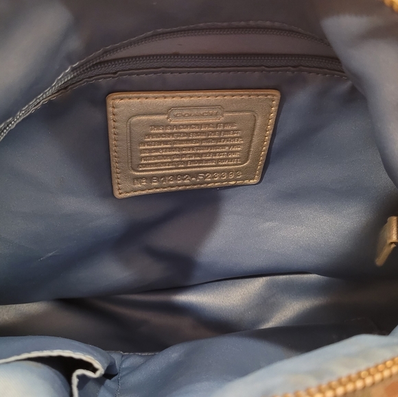 Coach Handbag Canvas - Picture 4 of 4